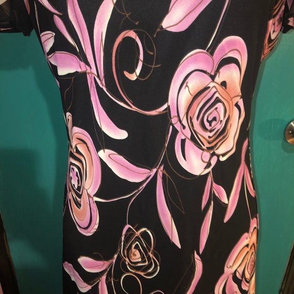 90’s Vintage Sheri Martin Rose Dress - Picture 5 of 8